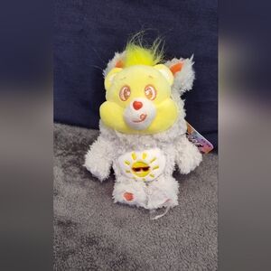 Care Bears Yellow and Gray Stuffed Animal